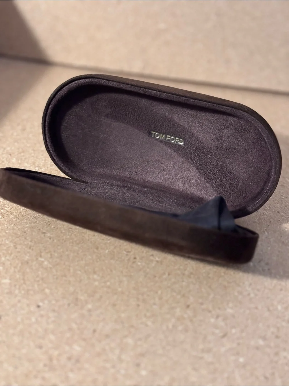 Tom Ford Black Oversized Square Optical Glasses